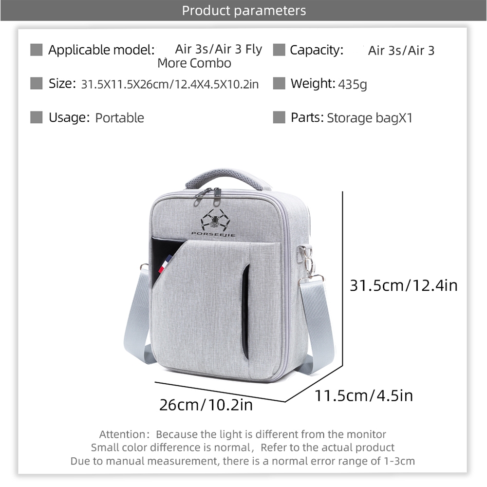 حقيبة كتف للسفر لطائرة DJI Air - مراجعة Dji Drone Air 3 وسعره